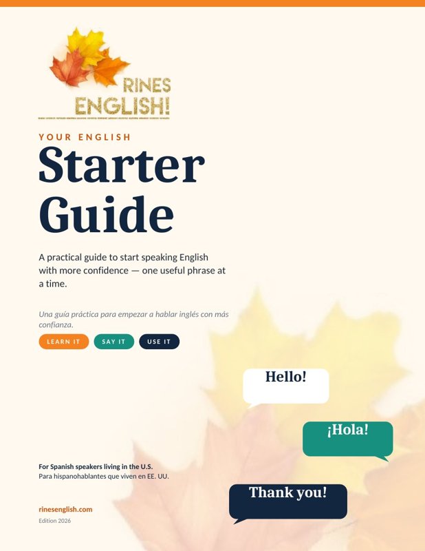 Portada de la guía Tu guía para empezar en inglés 2026
